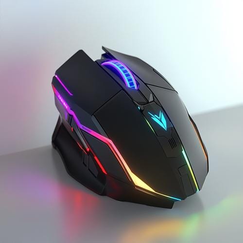 Souris gaming avec boutons latéraux programmables prête à être configurée