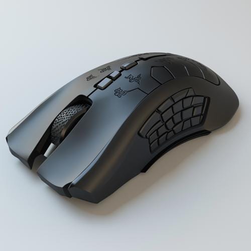 Souris gaming modulaire avec éléments interchangeables pour adapter la souris à sa main et à son jeu