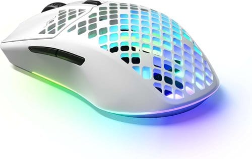 Test & Avis de la Souris Gaming Steelseries Aerox 3 Wireless – Snow (vue 2)
